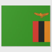 Vlag van Zambia Cadeaupapier (Vlak)