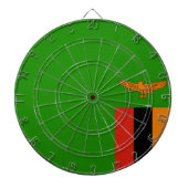 Vlag van Zambia Dartbord (Voorkant)