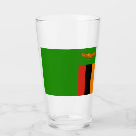 Vlag van Zambia Glas