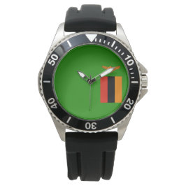Vlag van Zambia Horloge