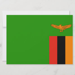 Vlag van Zambia Kaart