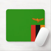 Vlag van Zambia Muismat (Met muis)