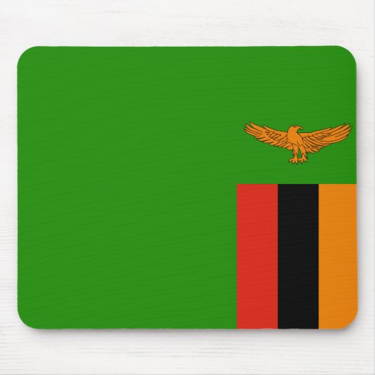 Vlag van Zambia Muismat (Voorkant)