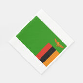 Vlag van Zambia Servet (Hoek)