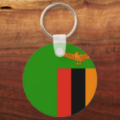 Vlag van Zambia Sleutelhanger (Achterkant)