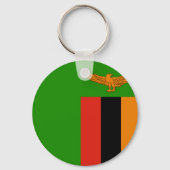 Vlag van Zambia Sleutelhanger (Achterkant)