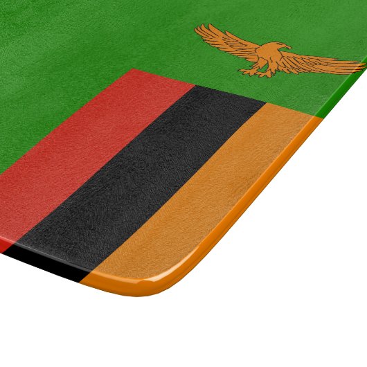 Vlag van Zambia Snijplank (Hoek)