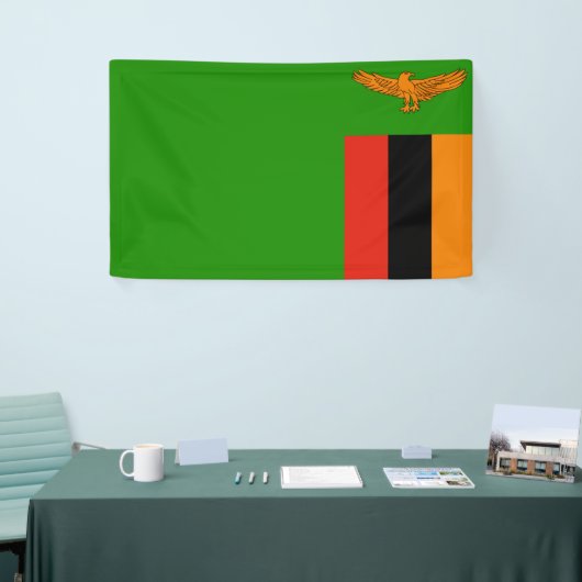 Vlag van Zambia Spandoek (Beurs)