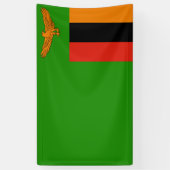 Vlag van Zambia Spandoek (Verticaal)