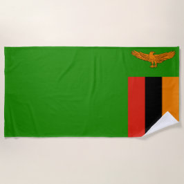 Vlag van Zambia Strandlaken