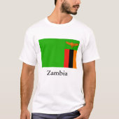 Vlag van Zambia T-shirt (Voorkant)