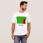 Vlag van Zambia T-shirt (Voorkant volledig)