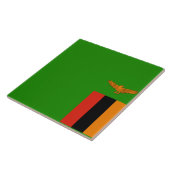 Vlag van Zambia Tegeltje (Zijkant)