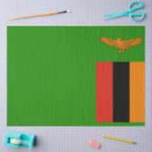 Vlag van Zambia Tissuepapier (Craft)