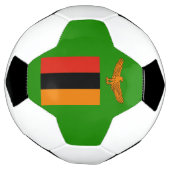 vlag van zambia voetbal (Gedraaid)