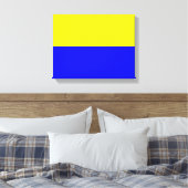 Vlag van Zandvoort Canvas Afdruk (Insitu (Slaapkamer))