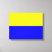 Vlag van Zandvoort Canvas Afdruk (Voorkant)