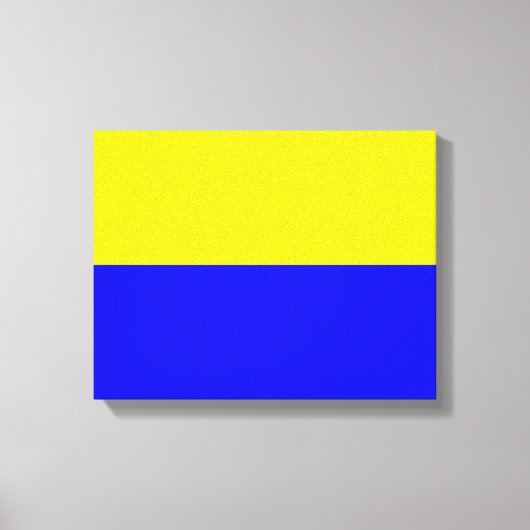 Vlag van Zandvoort Canvas Afdruk (Voorkant)