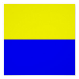 Vlag van Zandvoort Poster