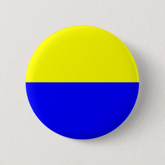 Vlag van Zandvoort Ronde Button 5,7 Cm (Voorkant)