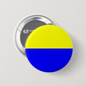 Vlag van Zandvoort Ronde Button 5,7 Cm (Voorkant /achterkant)