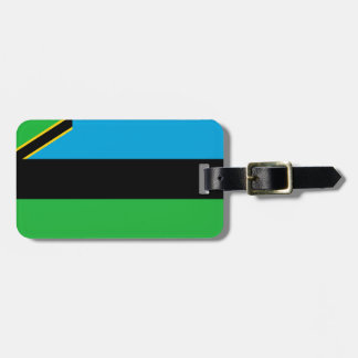 Vlag van Zanzibar Bagagelabel