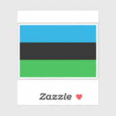 Vlag van Zanzibar (januari-april 1964), Afrika Sticker (Vel)