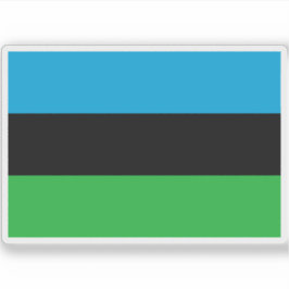 Vlag van Zanzibar (januari-april 1964), Afrika Sticker