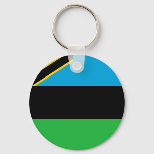 Vlag van Zanzibar Sleutelhanger