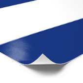 Vlag van Zeeland Poster (Hoek)