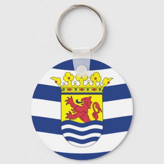 Vlag van Zeeland Sleutelhanger (Voorkant)