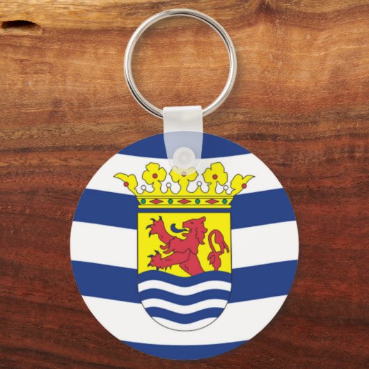 Vlag van Zeeland Sleutelhanger (Voorkant)
