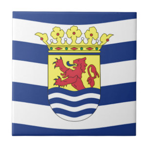 Vlag van Zeeland Tegeltje
