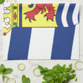 Vlag van Zeeland Theedoek (Gevouwen)