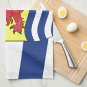 Vlag van Zeeland Theedoek (Quarter Fold)