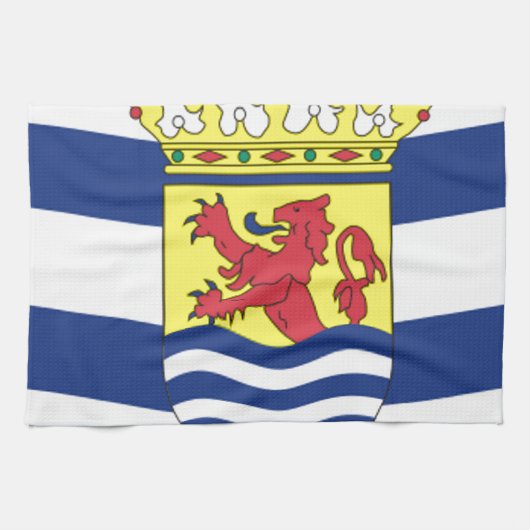 Vlag van Zeeland Theedoek (Horizontaal)