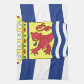 Vlag van Zeeland Theedoek (Verticaal)