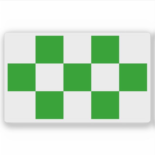 Vlag van Zevenwouden, Nederland Sticker (Voorkant)