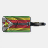 Vlag van Zimbabwe Bagagelabel (Achterkant horizontaal)