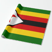 Vlag van Zimbabwe Cadeaupapier (Uitgerold)