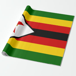 Vlag van Zimbabwe Cadeaupapier