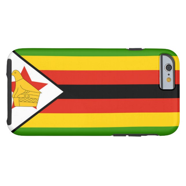 vlag van Zimbabwe Case-Mate iPhone Case (Achterkant Horizontaal)