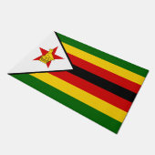 Vlag van Zimbabwe Deurmat (Schuin)