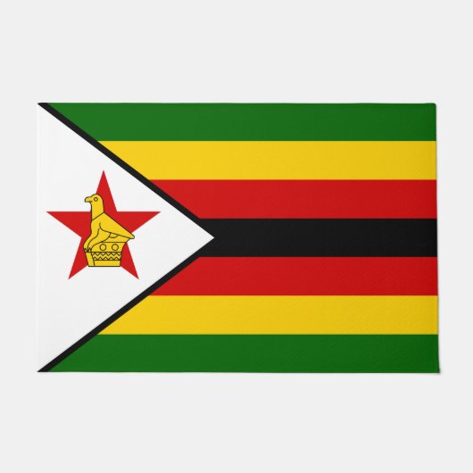 Vlag van Zimbabwe Deurmat (Voorkant)