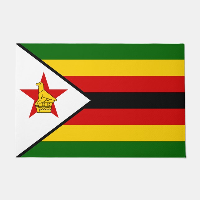 Vlag van Zimbabwe Deurmat (Voorkant)