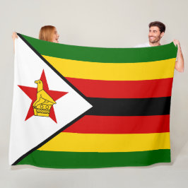 Vlag van Zimbabwe Fleece Deken