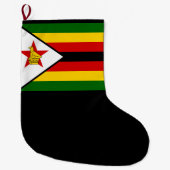 Vlag van Zimbabwe Grote Kerstsok (Voorkant)