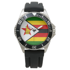 Vlag van Zimbabwe Horloge