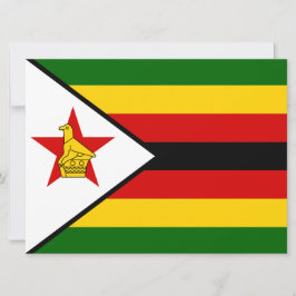 Vlag van Zimbabwe Kaart