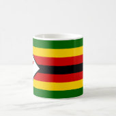 Vlag van Zimbabwe Koffiemok (Center)